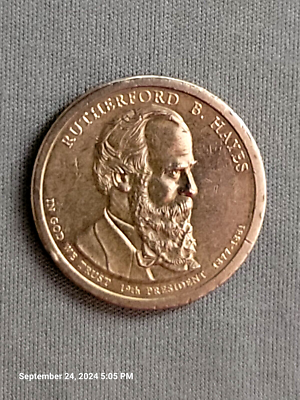 Rutherford B Hayes Dollar Coin D (1877-1881) (RARE) | eBay
