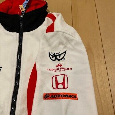 HONDA Samantha Kingz SUPER AGURI F1 TEAM fleece jacket Size HONDA Samantha Kingz SUPER AGURI F1 TEAM fleece jacket Size