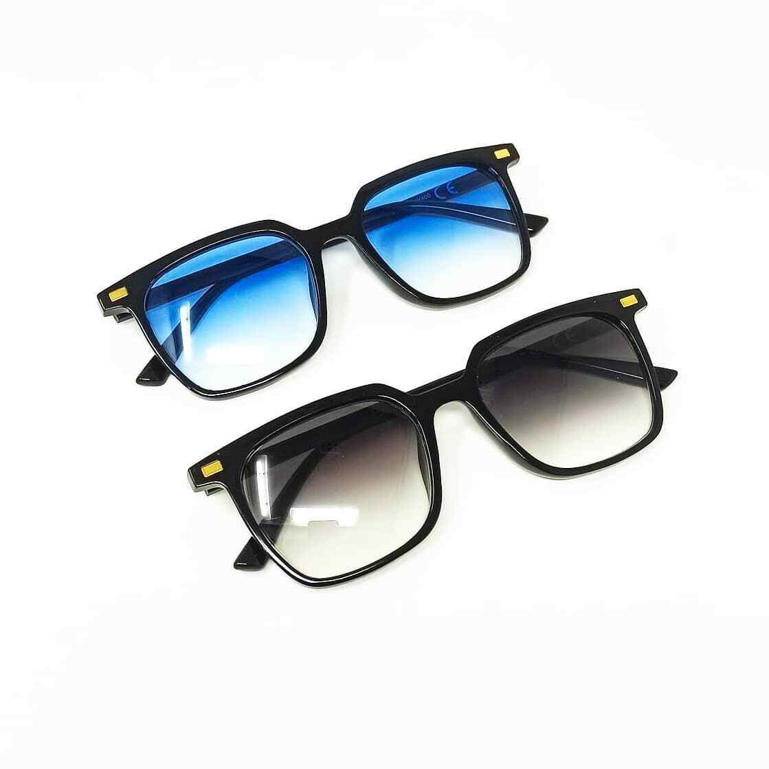 Occhiali da sole classici Smokey trasparenti con lenti polarizzate