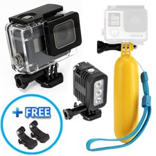 Scuba Divers Bundle for GoPro HERO7 HERO6 HERO5 with Housing, LED Light  Floaty