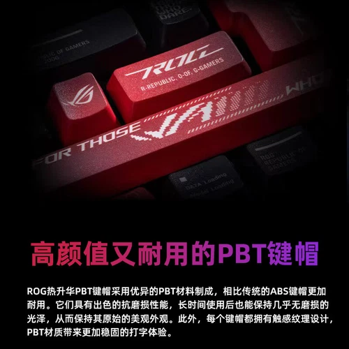 ROG PBT 5 Face Dye-Sub Keycaps 13-Key - Picture 5 of 7