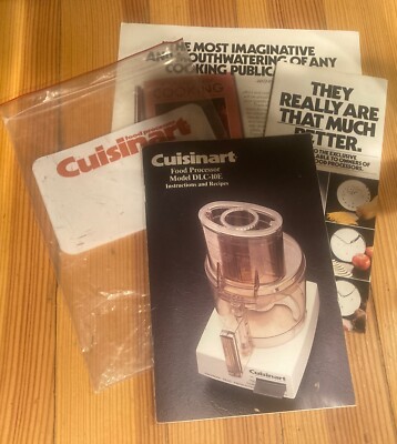 Cuisinart Food Processor DLC-10E Japan Owner s Instructions Use Care & Recipes