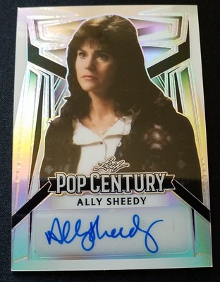 Ally Sheedy 2023 Leaf Pop Century Auto Autograph Silver 1/30 The Brat Pack