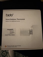 tado° Smart Radiator Thermostat vertical  Quattro Pack aMAZON ALEXA google home