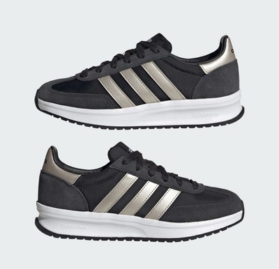 Brand New Adidas Cloudfoam Women s SZ 7 Black/Gray/Gold/White Sneakers