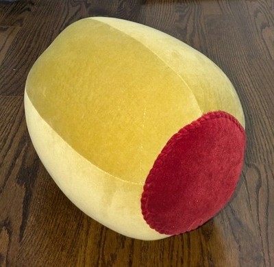Large 15'' Oi San Francisco Pimento Olive Pillow Plush Decor Velvet Martini Bar