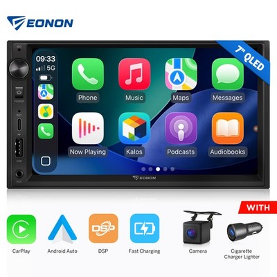 7 Zoll QLED Doppel DIN Universal Autoradio Apple CarPlay Android Auto Car Stereo