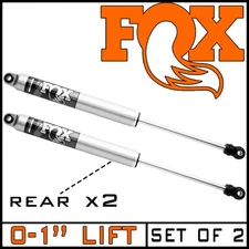 FOX Performance 2.0 Rear Shocks PAIR fit 2017-25 Ford F-250 F-350 4WD 0-1" Lift