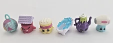 Lot of 6 Shopkins Figures – Mixed Styles – Used Moose Enterprise