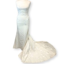 Anna Sorrano Renee Ivory Wedding Dress UK 14 – Mermaid / Fishtail Lace Train