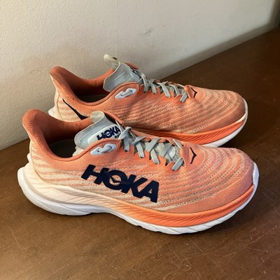 Hoka One Mach 5 1127894 CPPF Sneakers Women's Camellia Peach Running Shoes 8 B
