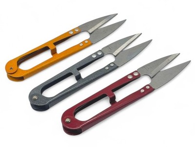3pc Jumbo Thread Cutter Snips Metal Embroidery Sewing Scissors Multicolor Set