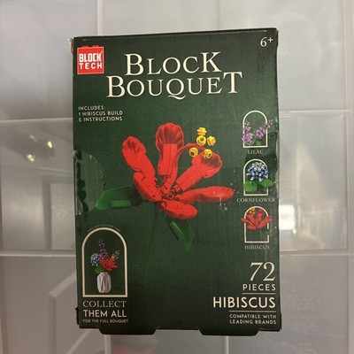 HIBISCUS Bricktanicals Brick Craft Flower Shop Botanical Brick Set GET THEM ALL!