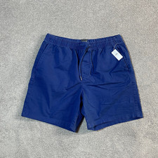 Gap Drawstring Waist Lightweight Pull-On Shorts Blue 6.5" Inseam Men's Medium 