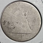 1877 Seated Liberty Silver Quarter, Poor Grade, Limited Details, Old US Coin