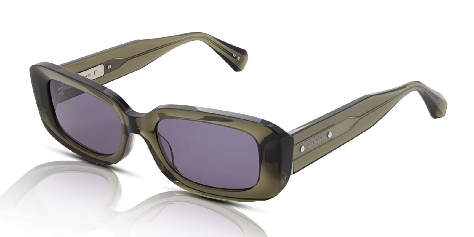 AllSaints Sunglasses Men's Sonic ALS5006 137 Crystal Khaki/Grey