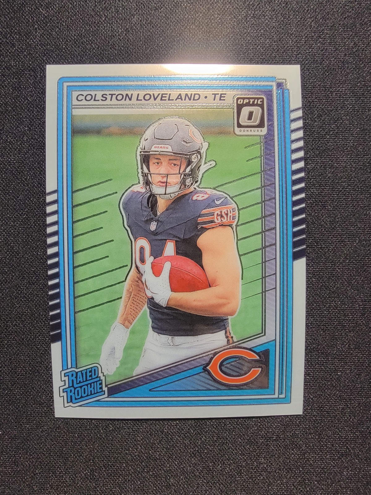 🔥Colston Loveland 2025 Panini Donruss Optic RATED ROOKIE BEARS RC #204🔥