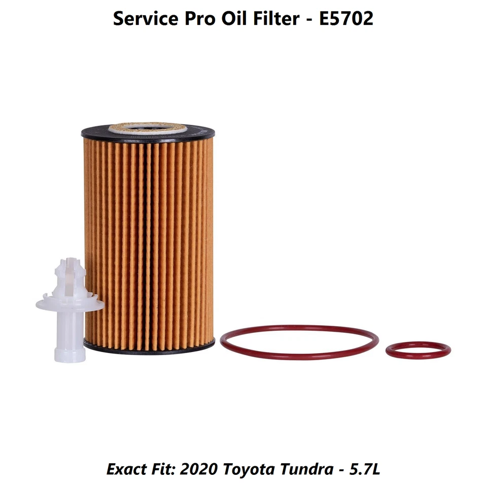 2020 Toyota Tundra 5.7L Complete Air, Oil & Cabin Filter Kit (0W-20) Foto 3 de 4