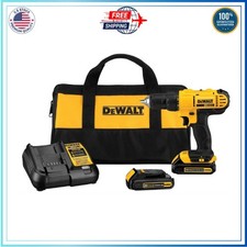 DEWALT 20V Max Cordless Drill Driver Set, 2 Speed, High Performance Motor, Inclu