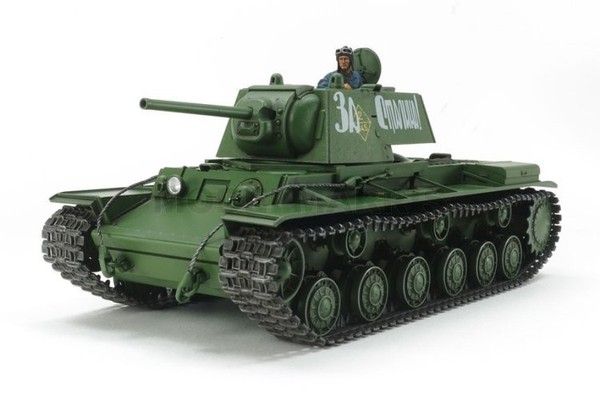 Tamiya 35372 1/35 Russischer Schwerer Panzer KV-1 1941 FrüHe Produktion-image