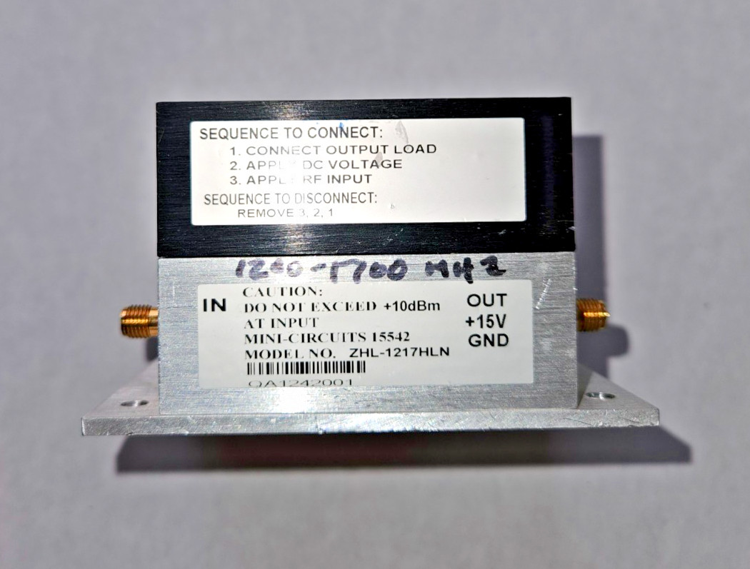 Mini-Circuits ZHL-1217HLN Coaxial Amplifier