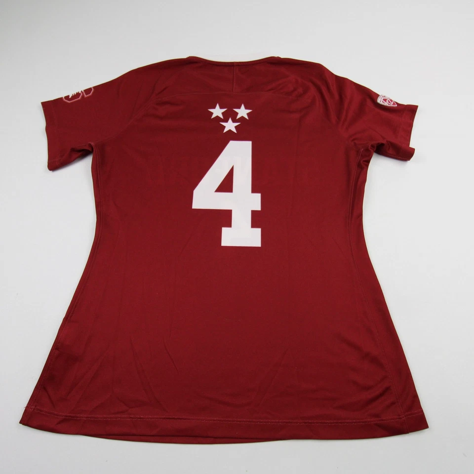 Stanford Cardinal Nike Game Jersey - Soccer Women's Crimson Used - Image 2 of 4