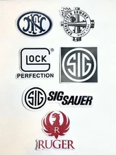 FN Springfield Armory Firearms Decal Sticker Truck Car Window Laptop Gun Safe