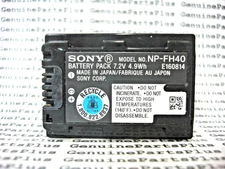 Sony NP-FH40 Original Genuine OEM Japan made Battery 100% TESTED