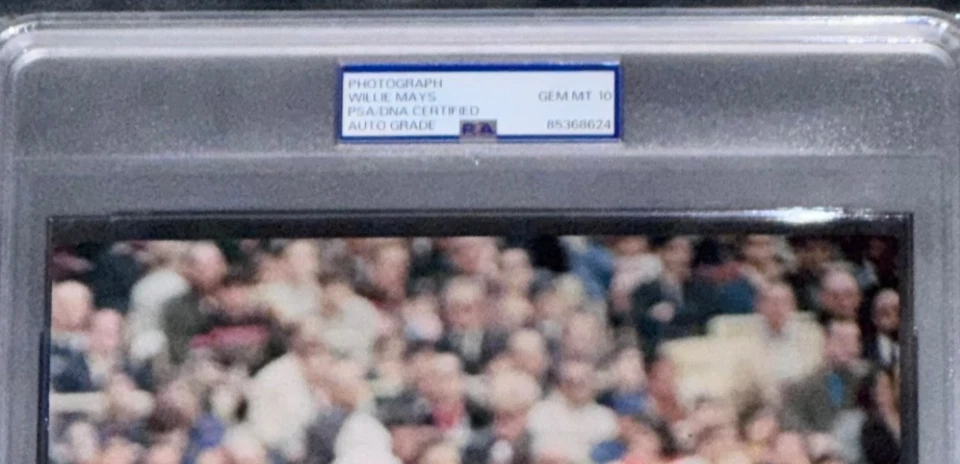 Willie Mays "w/ Happy Fathers Day" Signed 8x10 Autograph Photo Auto PSA 10 RARE! - Image 4 of 4