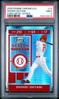 2020 Panini Contenders Optic Hyper #13 Shohei Ohtani ANGELS 285/299 - PSA 9 MINT