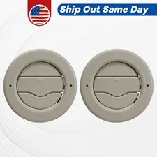 1 Pair Tan Roof AC Vent Grille For 2015-2020 Chevrolet Tahoe,GMC Yukon,Escalade