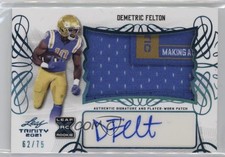 2021 Leaf Trinity Platinum Spectrum 62/75 Demetric Felton Patch Auto 18x4