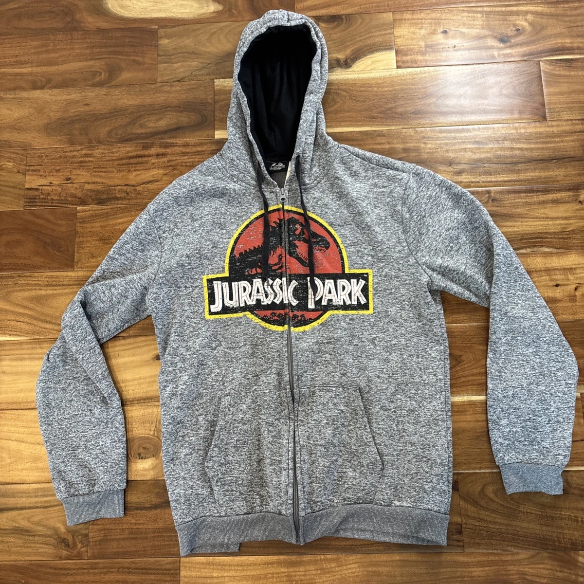 Felpa Con Cappuccio Uomo Jurassic Park, Logo Ufficiale, Design Originale, 80% Cotone 20% Poliestere, Taglia Unica, Regalo Per Fan - 2