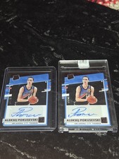 2 Total- 2020-21 Panini Clearly Donruss Aleksej Pokusevski Auto #/49 Red Rookie