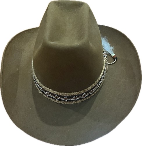 Vtg John B. Stetson 3X Beaver Durant Whiskey Brown Cowboy Hat Size 7 1/4 W BOX - Picture 4 of 22