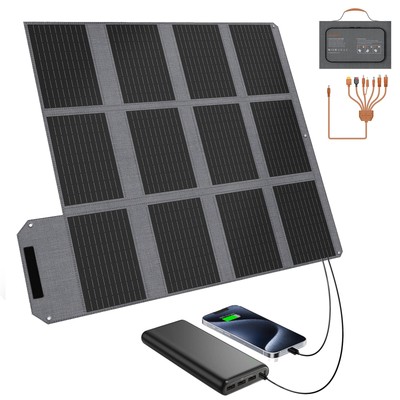 MHPOWOS Solarmodule Faltbar 40 80 120 Watt solarpanel Kit Für handy Power Bank