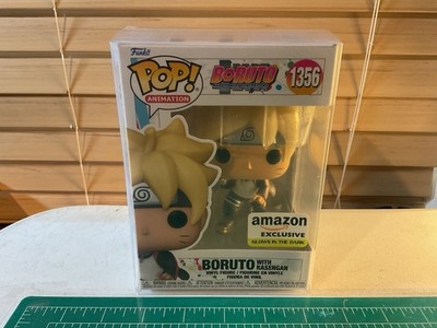 Funko Pop!: Boruto w. Rasengan #1356 (Glow) - Amazon (Exc.) w/ Protector & QAQC#