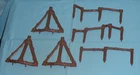 vintage Kenner Star Wars EWOK VILLAGE PARTS LOT #2 free ship