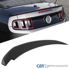 Fits 10-14 Ford Mustang Matte Black GT Factory Style Rear Trunk ABS Spoiler Wing
