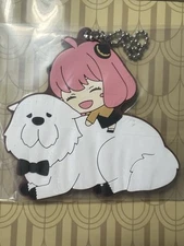 Anya & Bond Forger SPY×FAMILY Anime Rubber Charm Keychain Prize from Japan