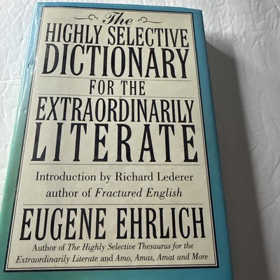 Highly Selective Référence Ser.: Highly Selective Dictionary for the...