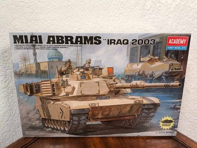 M1A1 Abrams 1/35 scale ''IRAQ 2003'' Tank Academy   Hobby Model Kits New/Sealed