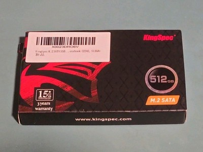 Kingspec 512gb M.2 Sata