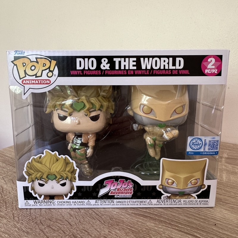 FUNKO POP! DIO & THE WORLDE 2 pack | JOJO’S BIZARRE ADVENTURE | ANIME Manga