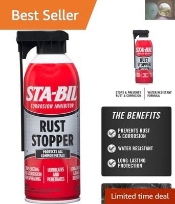 Quick-Acting Anti-Rust Spray - 13 Oz Rust Stopper for Automotive and Industrial