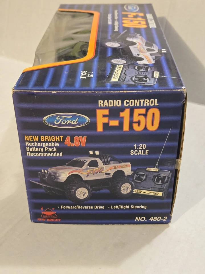 Vintage New Bright Ford F-150 RC  OPEN BOX 1998 - Image 2 of 4