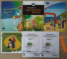 BULGARIE 🐞 LOT 6 CAHIERS BULGARE NEUFS SANTÉ ÉCOLOGIE HISTOIRES BIO COLORIAGES