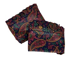 Longaberger Father’s Day Paisley Small Berry Spare Change Basket Liners Set of 2