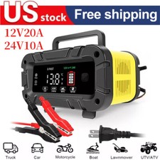 Smart 20a Automatic Charger 12v24v For Auto Truck Motorcycle Lead Acid
