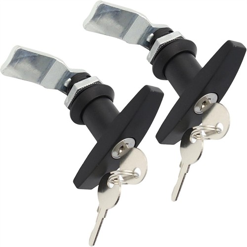 2X Small Canopy T lock Handle Replacement for Canopy Trailer Toolbox Keyed Alike - Picture 9 of 11